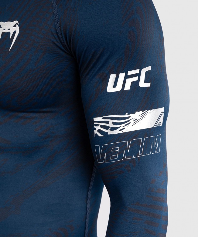 Рашгард UFC Venum Fight Week LS - Oceanic Blue | Фото 4