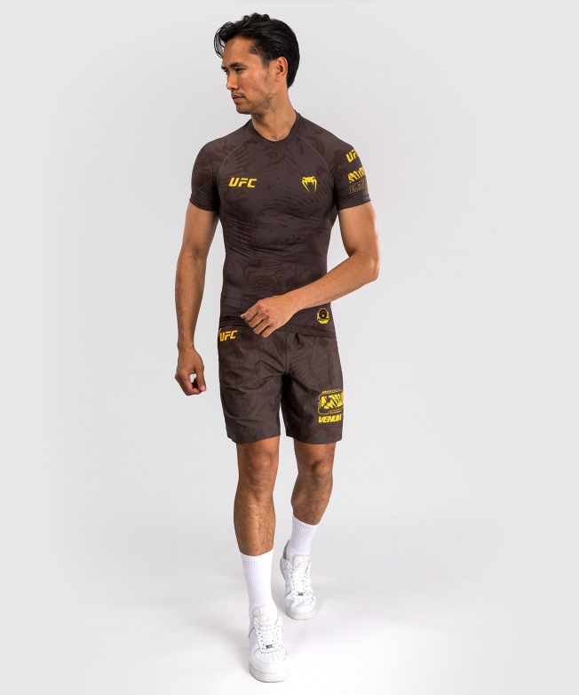 Рашгард UFC Venum Fight Week SS - Earthen Brown | Фото 1