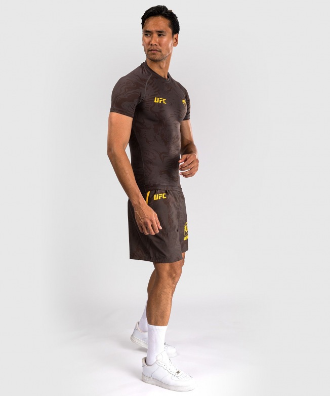 Рашгард UFC Venum Fight Week SS - Earthen Brown | Фото 3