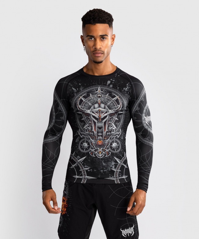 Рашгард Venum Gladiator 5.0 LS - Black/Silver