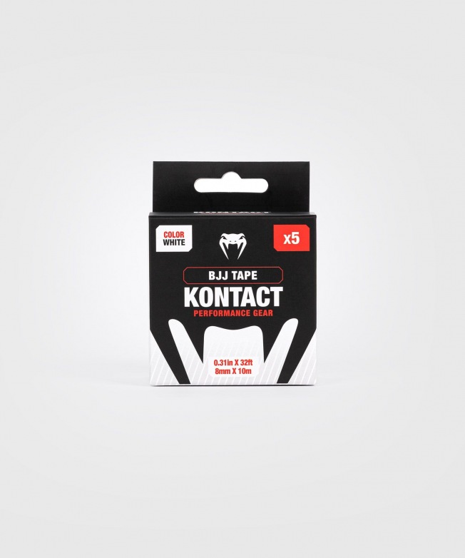 Тейпы для пальцев Venum Kontact BJJ - White/Black