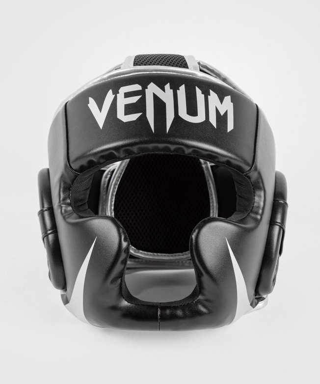 Шлем боксерский Venum Challenger - Black/Silver
