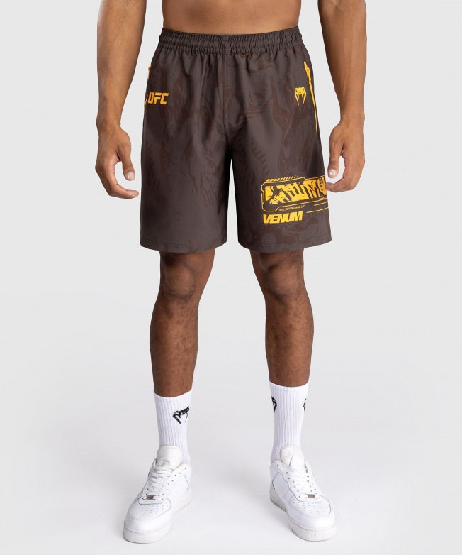 Шорты спортивные UFC Venum Fight Week - Earthen Brown | Фото 2