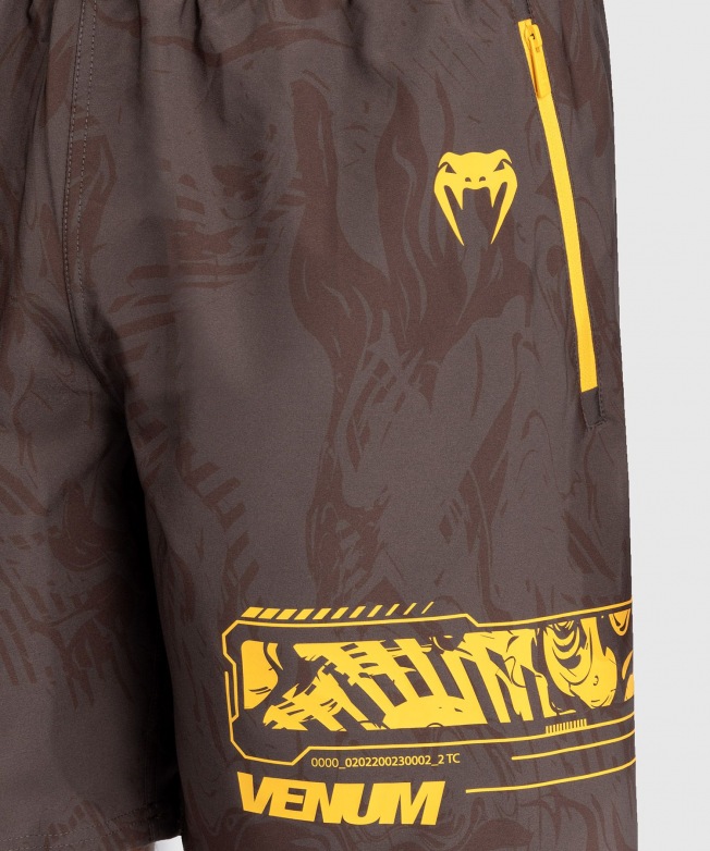 Шорты спортивные UFC Venum Fight Week - Earthen Brown | Фото 6