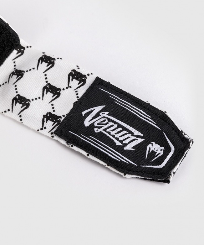 Бинты боксерские Venum Monogram - White/Black (2.5m) | Фото 2