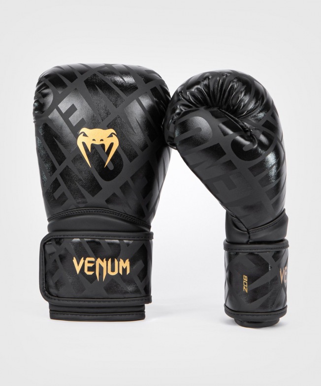 Детские боксерские перчатки Venum Contender 1.5 XT - Black/Gold | Фото 1