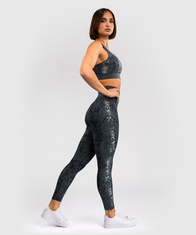 Женские компрессионные штаны Venum Amazonia - Dark Grey | Фото 3