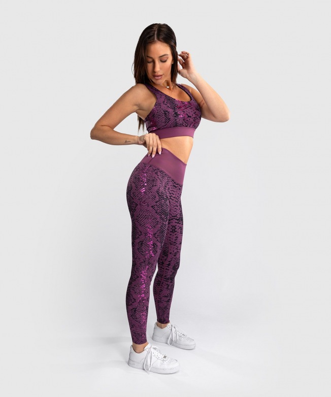 Женские компрессионные штаны Venum Amazonia - Purple | Фото 4