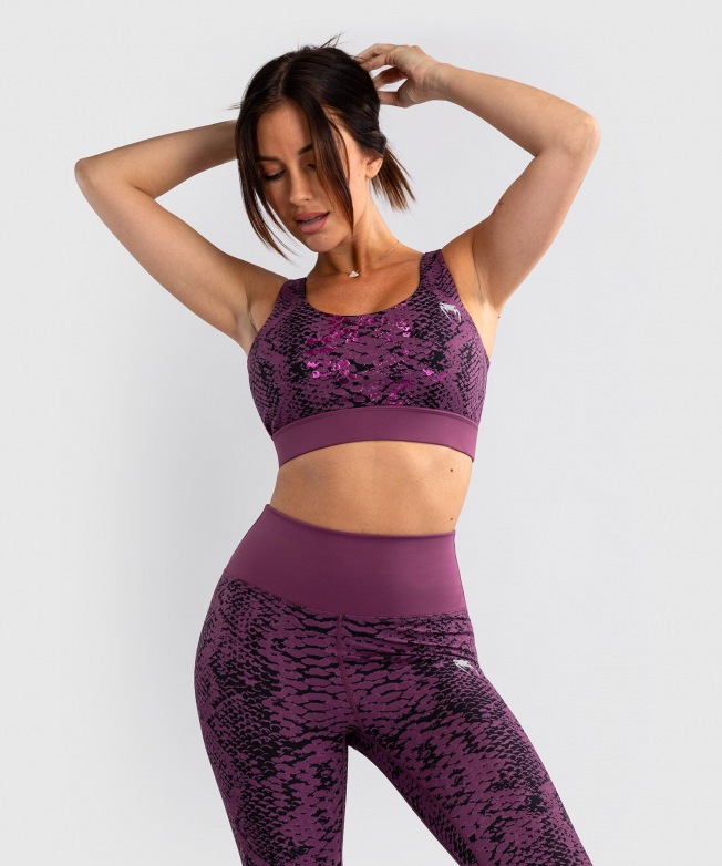 Спортивный топ женский Venum Amazonia - Purple | Фото 4