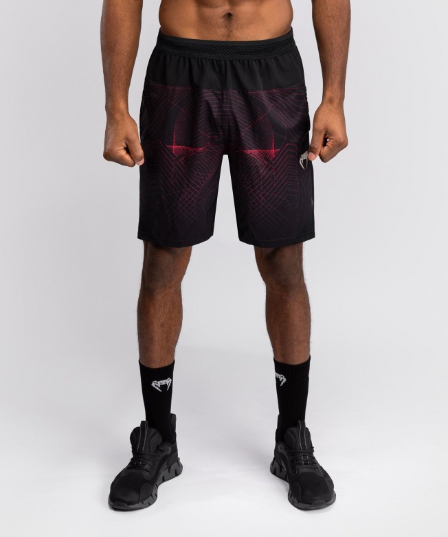 Тренировочные шорты Venum G-Fit Air - Deep Black/Fire Red