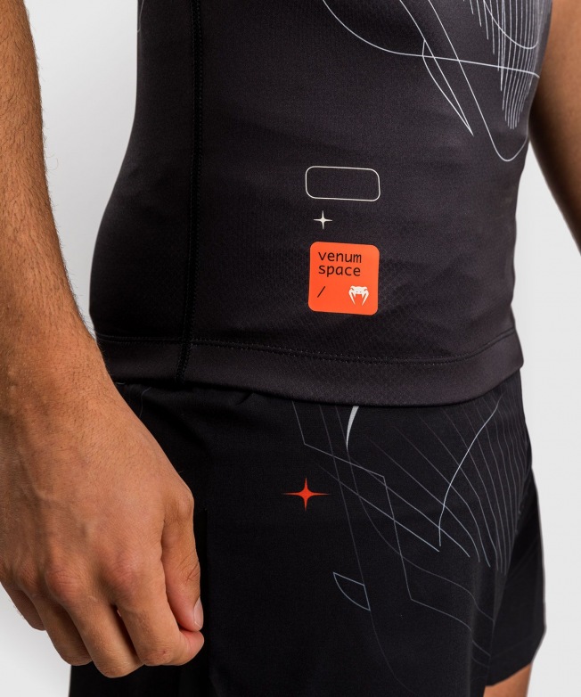Рашгард Venum Eclipse SS - Black/Ivory | Фото 4