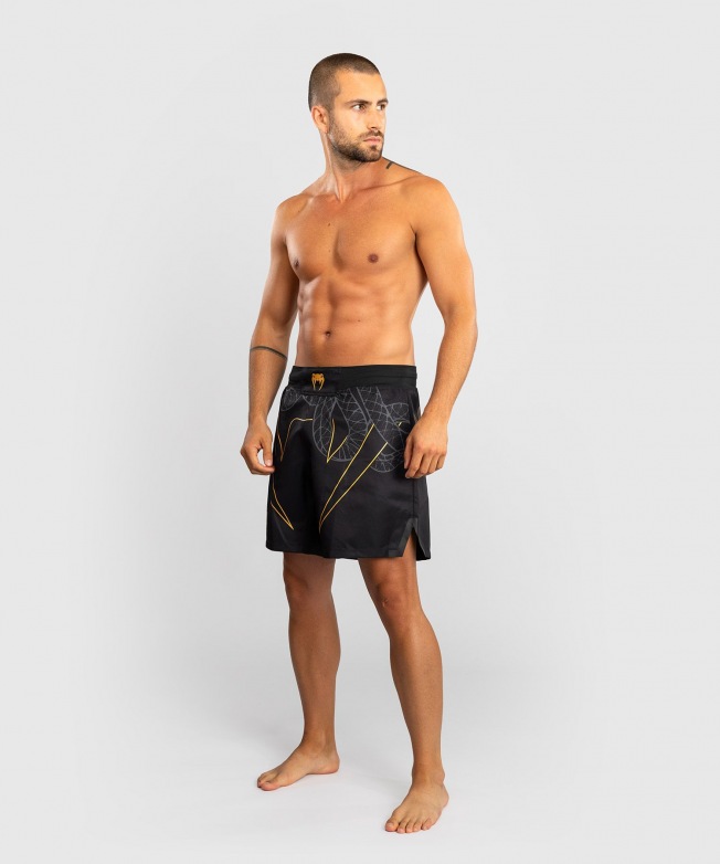 Шорты для единоборств Venum Serpenti - Black/Silver/Gold