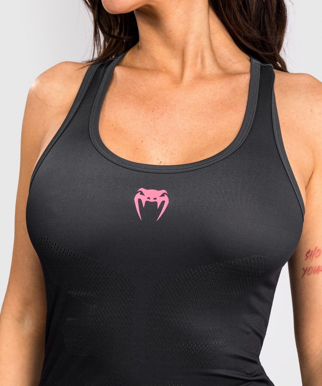 Женская тренировочная майка Venum Tactical XT - Black/Storm Grey | Фото 4