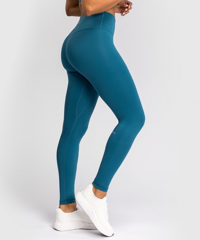 Женские компрессионные штаны Venum x Demi - Blue | Фото 2