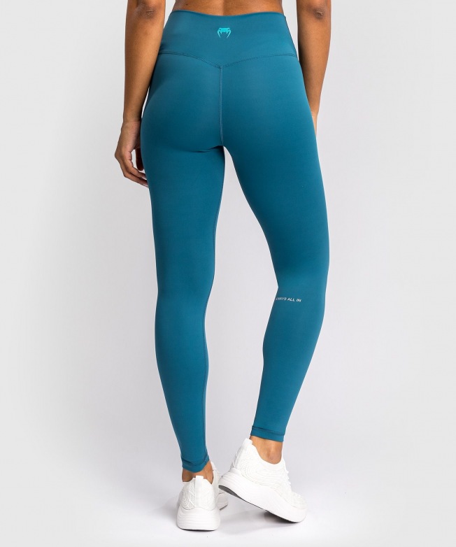 Женские компрессионные штаны Venum x Demi - Blue | Фото 3