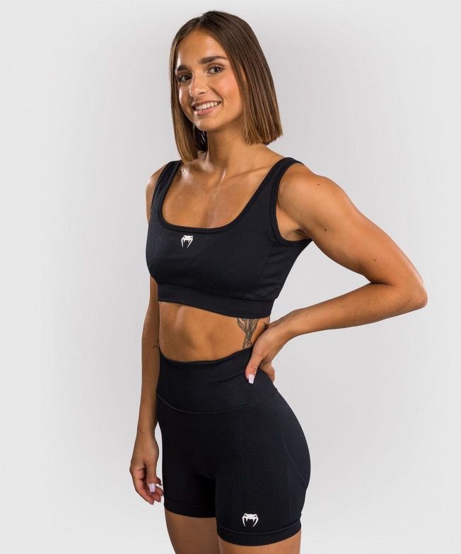 Женский топ Venum Sculpt - Black/White | Фото 1