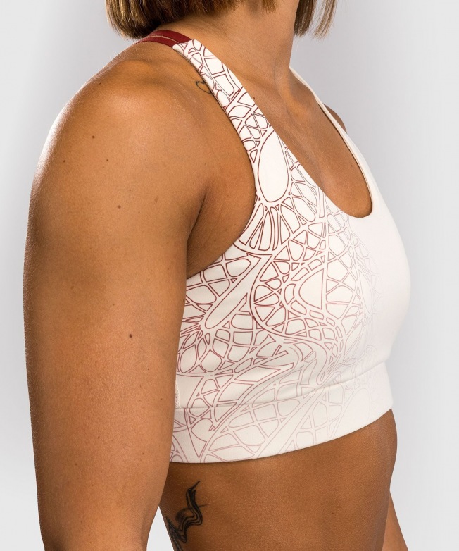 Женский топ Venum Serpenti - Ivory/Burgundy | Фото 5