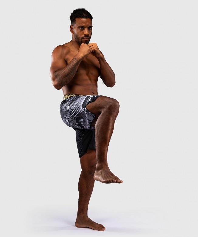 Шорты для единоборств Venum Wolf Atak - Black/Grey | Фото 3