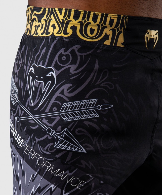 Шорты для единоборств Venum Wolf Atak - Black/Grey | Фото 4