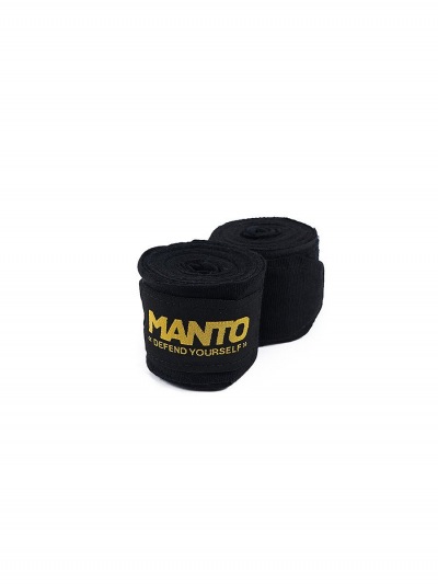 Бинты боксерские Manto Defend V2 - Black (4m)