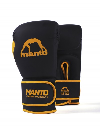 Боксерские перчатки Manto Essential - Black/Orange