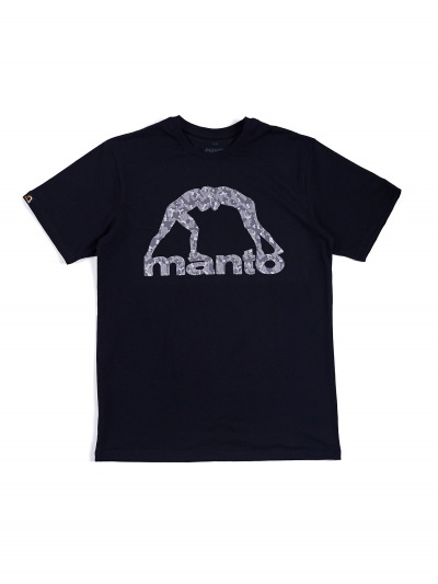Футболка Manto Logo Camo - Black