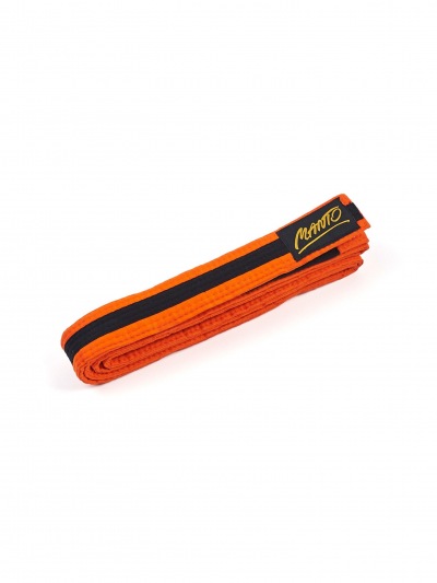 Детский пояс Manto Tag - Orange/Black Stripe