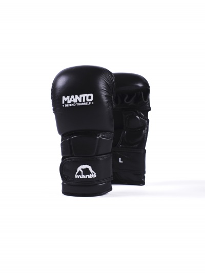 Перчатки ММА Manto Pro - Black/White