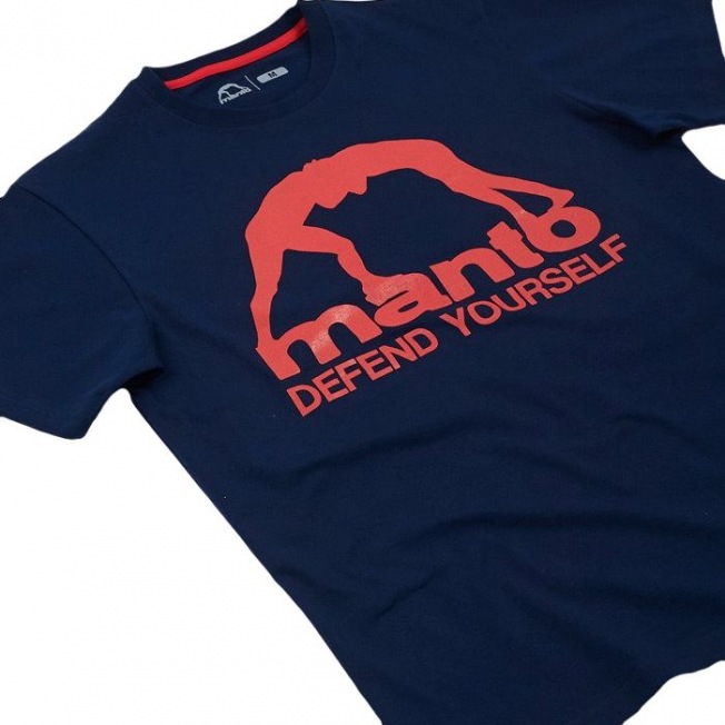 Футболка Manto Defend Youself 2.0 - Navy Blue | Фото 1