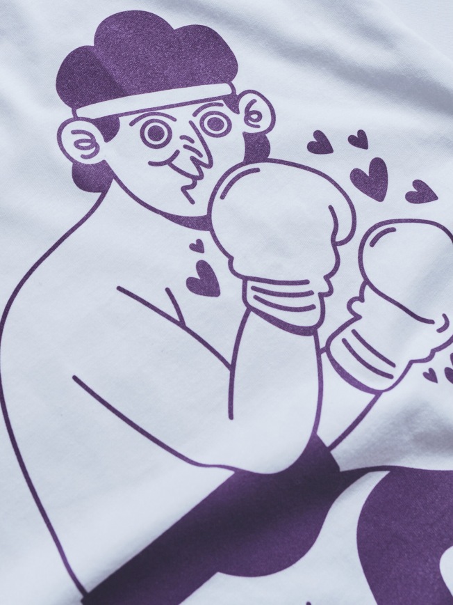 Футболка Manto Lutek Boxer - White | Фото 3
