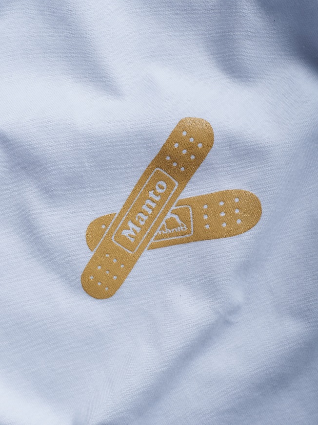Футболка Manto Bandaid - White | Фото 1