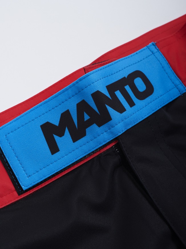 Шорты для единоборств Manto Stripe 2.0 - Black/Red | Фото 2