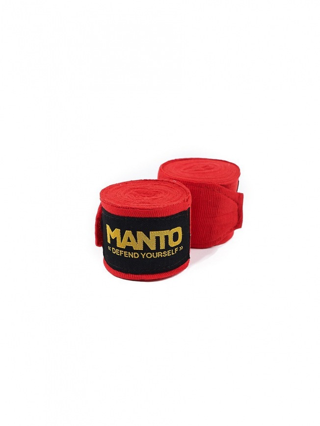 Бинты боксерские Manto Defend V2 - Red (4m)