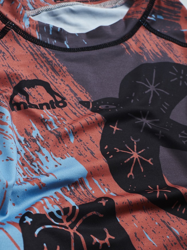 Рашгард Manto Livings SS - Multicolor | Фото 5