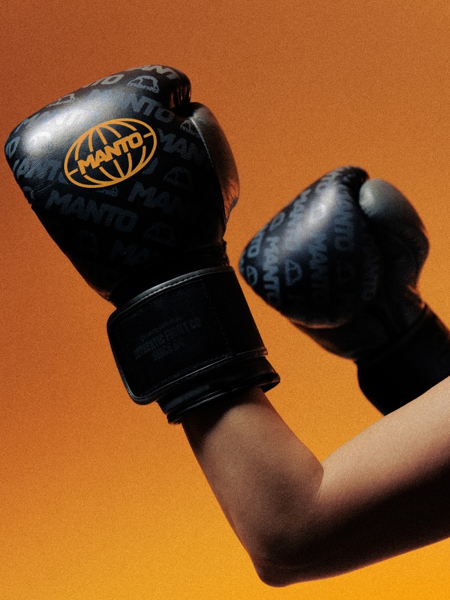 Боксерские перчатки Manto Ace - Black | Фото 1