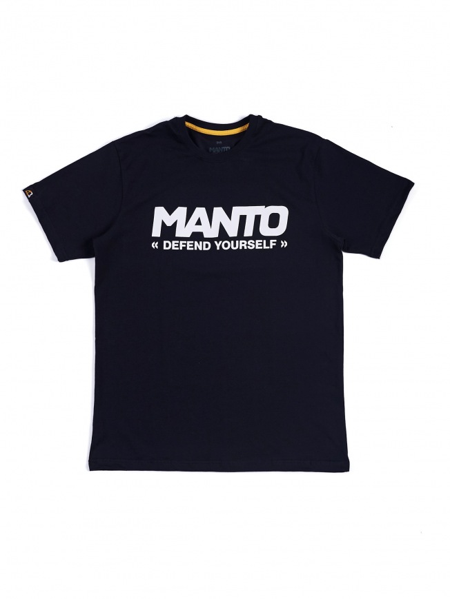 Футболка Manto Logotype Defend - Black | Фото 1
