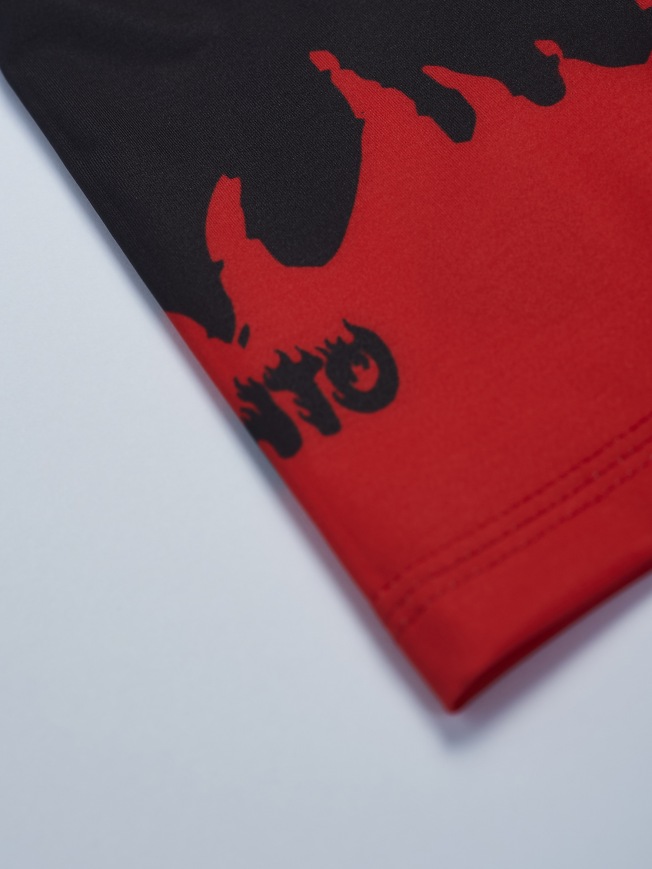 Рашгард Manto Hell SS - Black | Фото 4