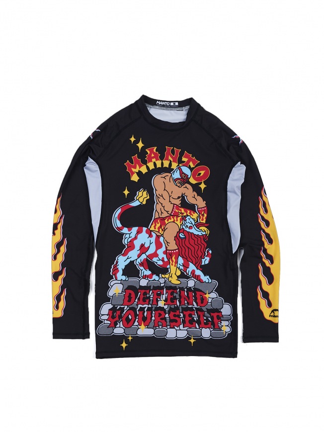 Рашгард Manto Lutador LS - Black | Фото 2