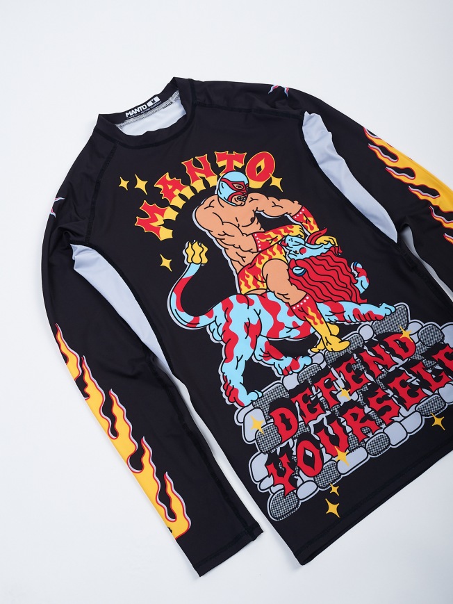 Рашгард Manto Lutador LS - Black | Фото 3