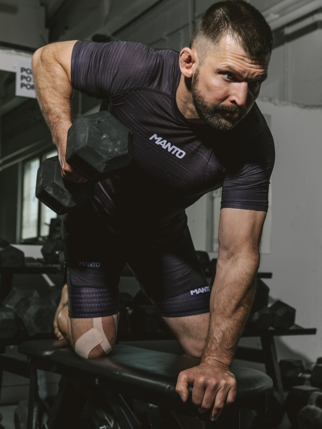 Рашгард Manto Overload SS - Black | Фото 3