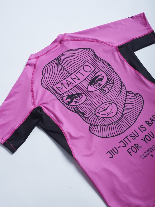 Рашгард Manto Ktof Balaclava SS - Pink | Фото 7