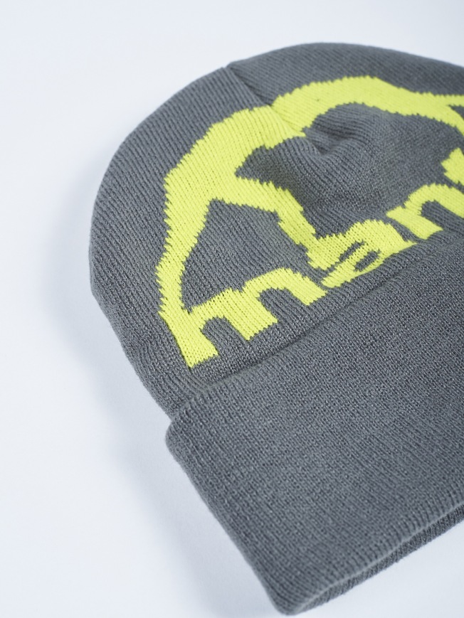 Шапка бини Manto Big Logo - Grey | Фото 1