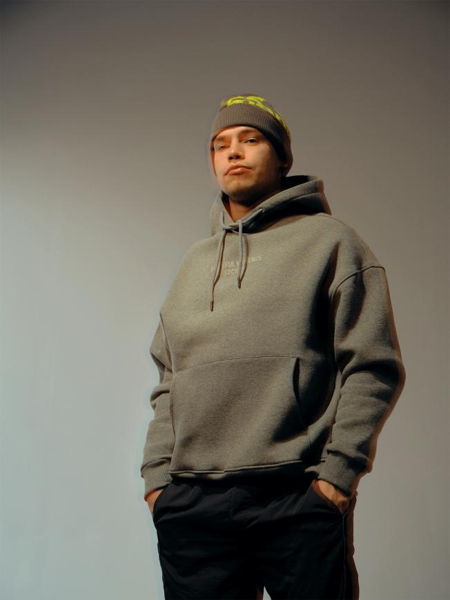 Шапка бини Manto Big Logo - Grey | Фото 2