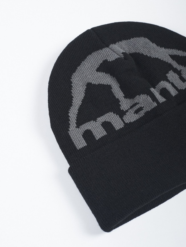 Шапка бини Manto Big Logo - Black | Фото 1