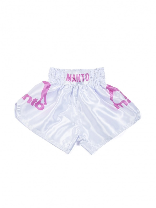 Тайские шорты Manto Muay Thai Dual - White