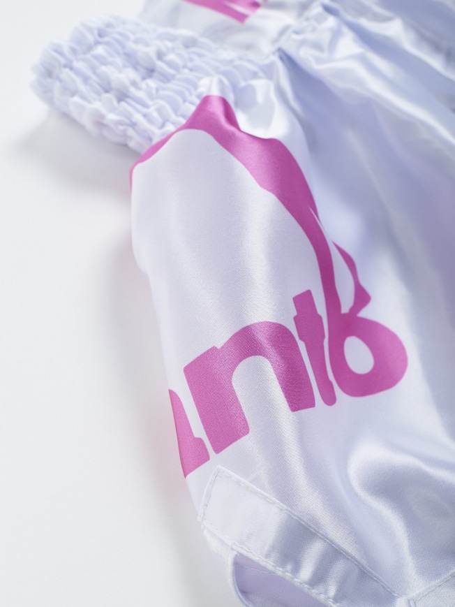 Тайские шорты Manto Muay Thai Dual - White | Фото 4