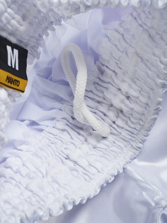 Тайские шорты Manto Muay Thai Dual - White | Фото 5
