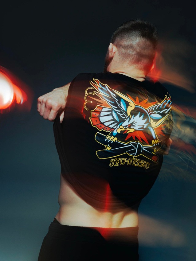 Футболка MANTO x Panku Eagle - Black | Фото 4