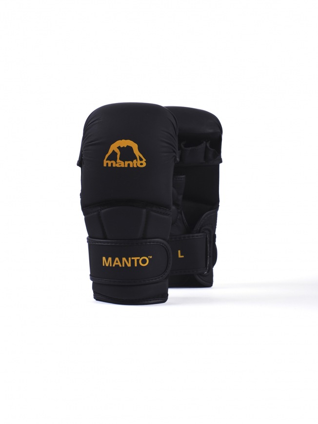 Перчатки ММА Manto Essential - Black/Orange