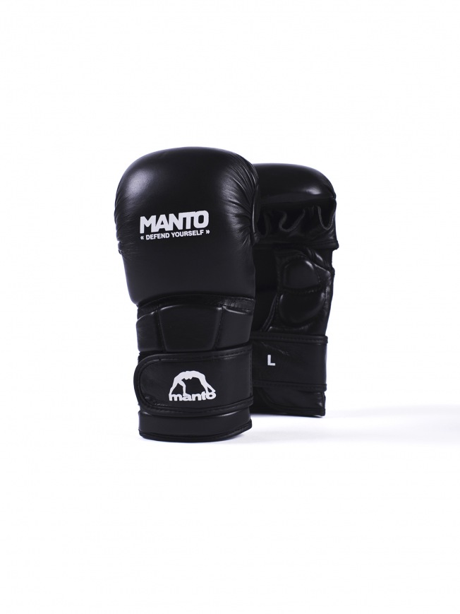 Перчатки ММА Manto Pro - Black/White